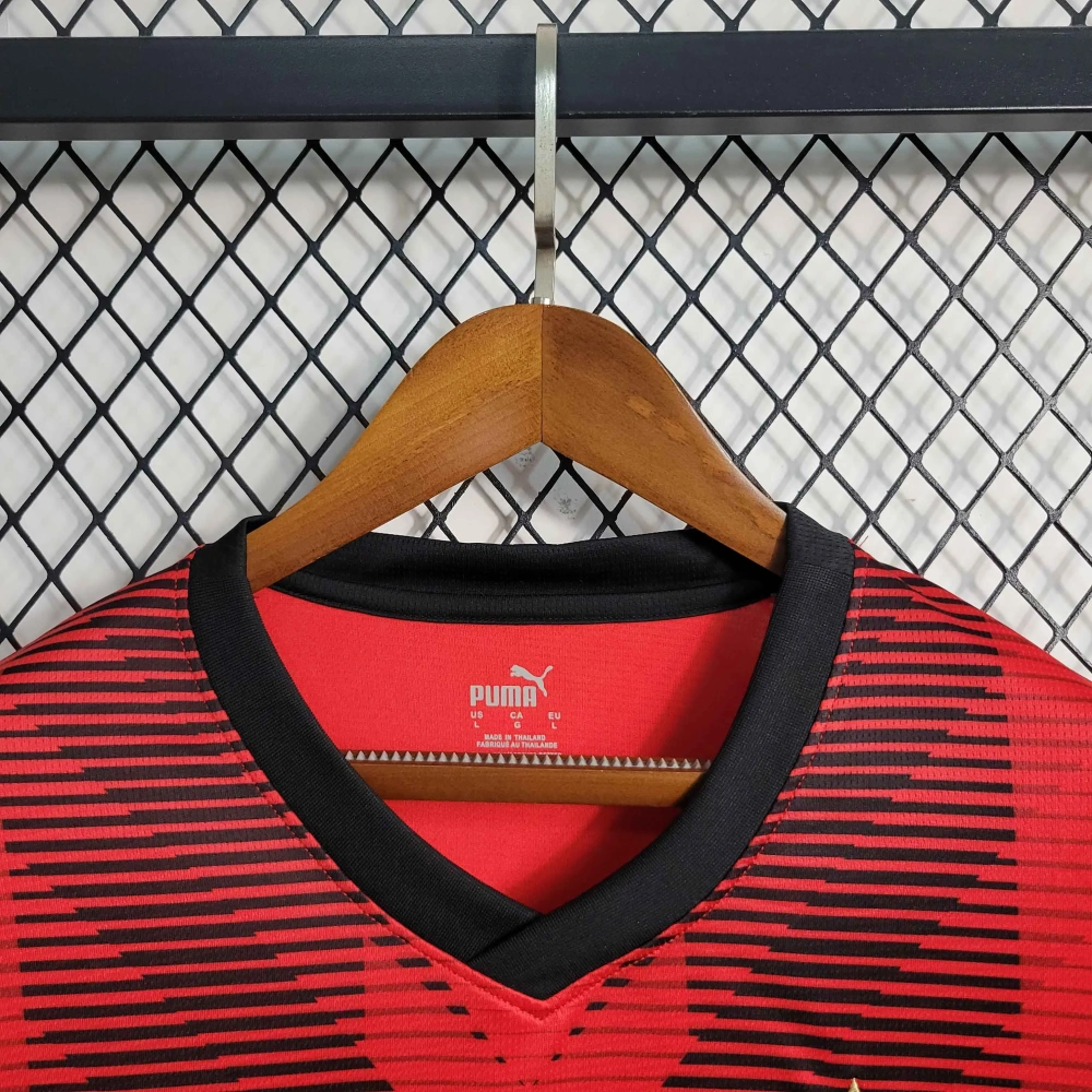 23-24 AC Milan Home Long Sleeve Jersey