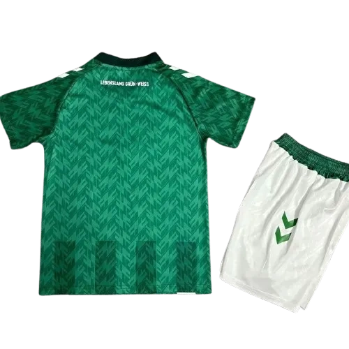 24-25 Werder Bremen Home Kids Kit Soccer Jerseys