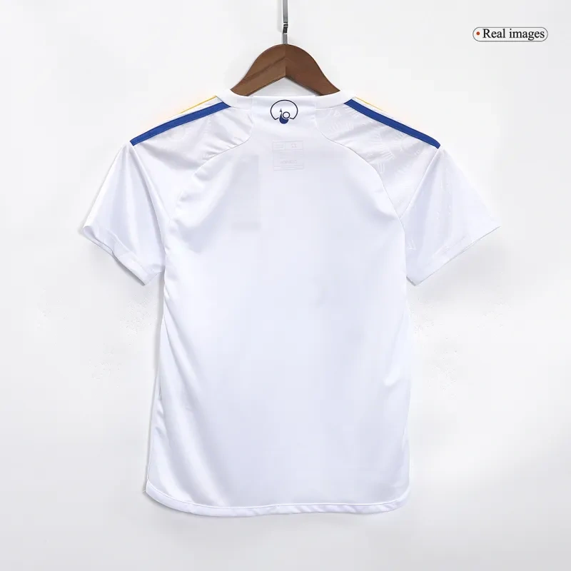 2023/24 Kids Leeds United Home Kit Jersey+Shorts