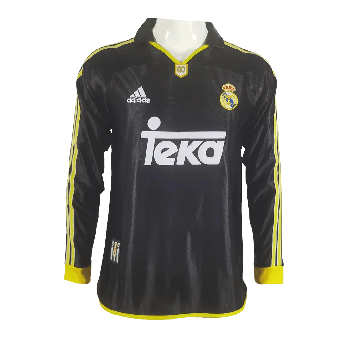1999/01 Real Madrid Retro Away Long Sleeve Jersey