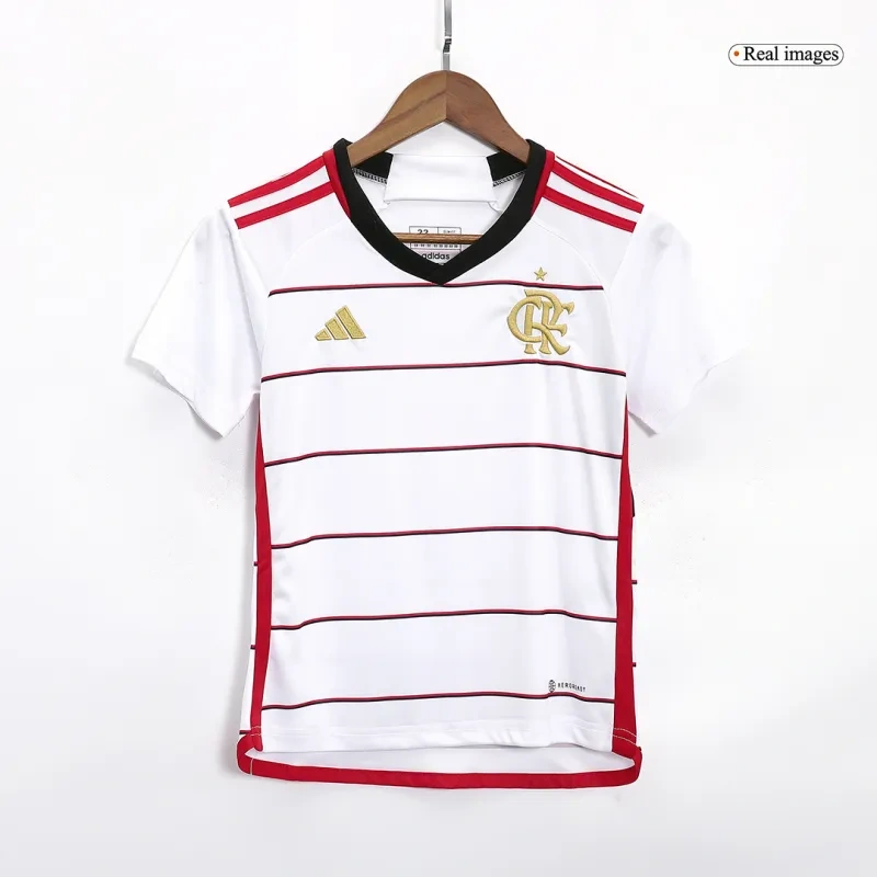 Kids CR Flamengo 2023/24 Away Jersey Kit