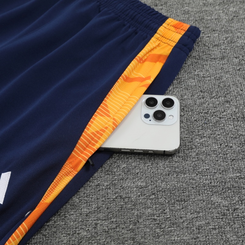 2024-25 Real Madrid Zipper Sweatshirt Kit(Top+Pants) White