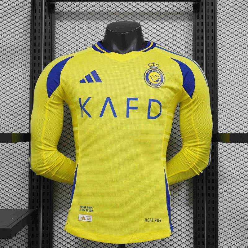 Al Nassr Home Long Sleeve Jersey Player Version 2024/25