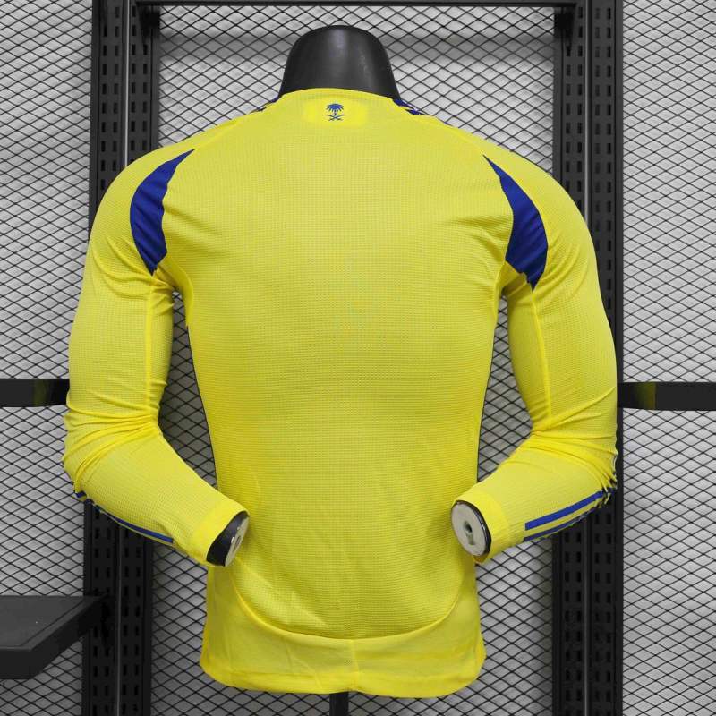 Al Nassr Home Long Sleeve Jersey Player Version 2024/25