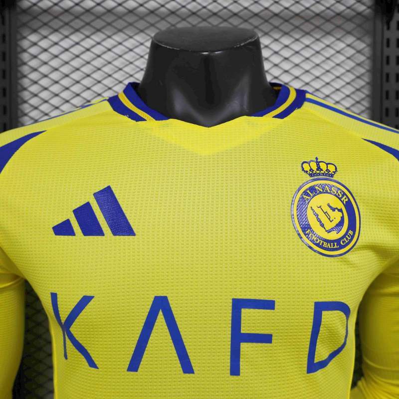 Al Nassr Home Long Sleeve Jersey Player Version 2024/25