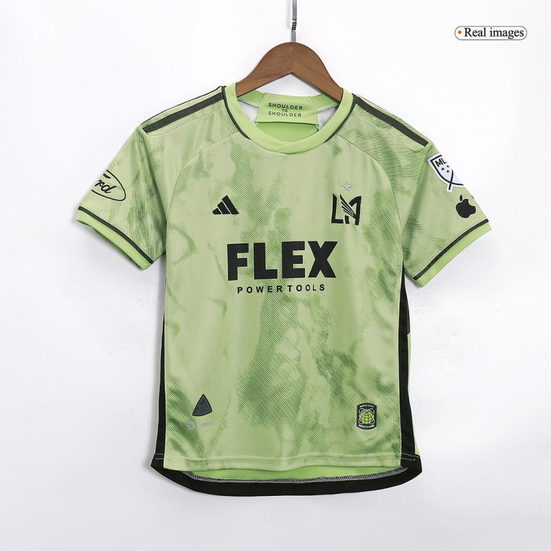 Kids Los Angeles FC Away Jersey Kit 2023