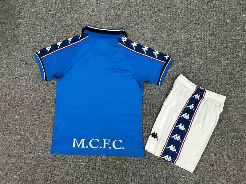Retro Kids 97/98 Manchester City home size: 16-28