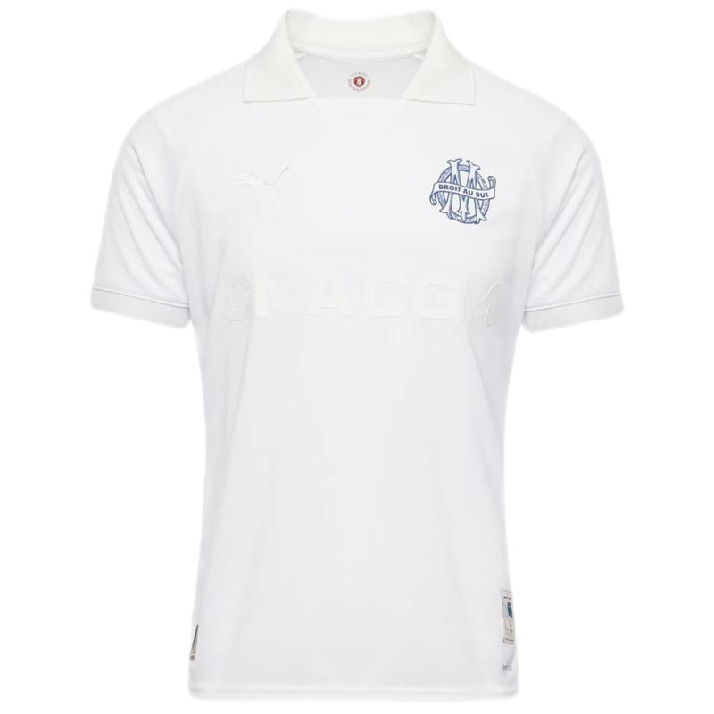 Marseille 125-Years Anniversary White Jersey 2024/25