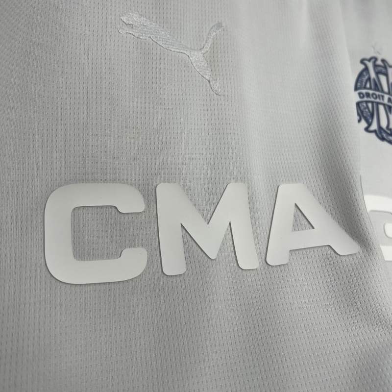 Marseille 125-Years Anniversary White Jersey 2024/25
