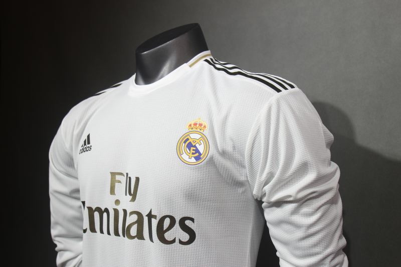Retro Real Madrid Home Long Sleeve Player Edition 2019/20