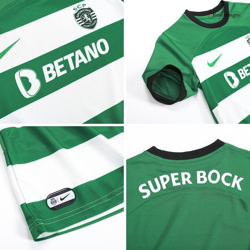 Kids Sporting CP Home Kit Jersey+Short 2023/24