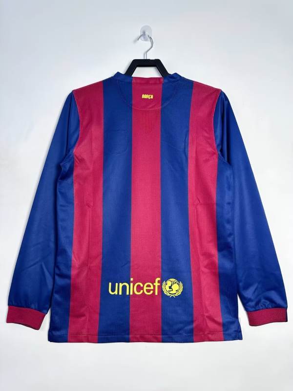 Retro Barcelona long sleeves Home 2014/15