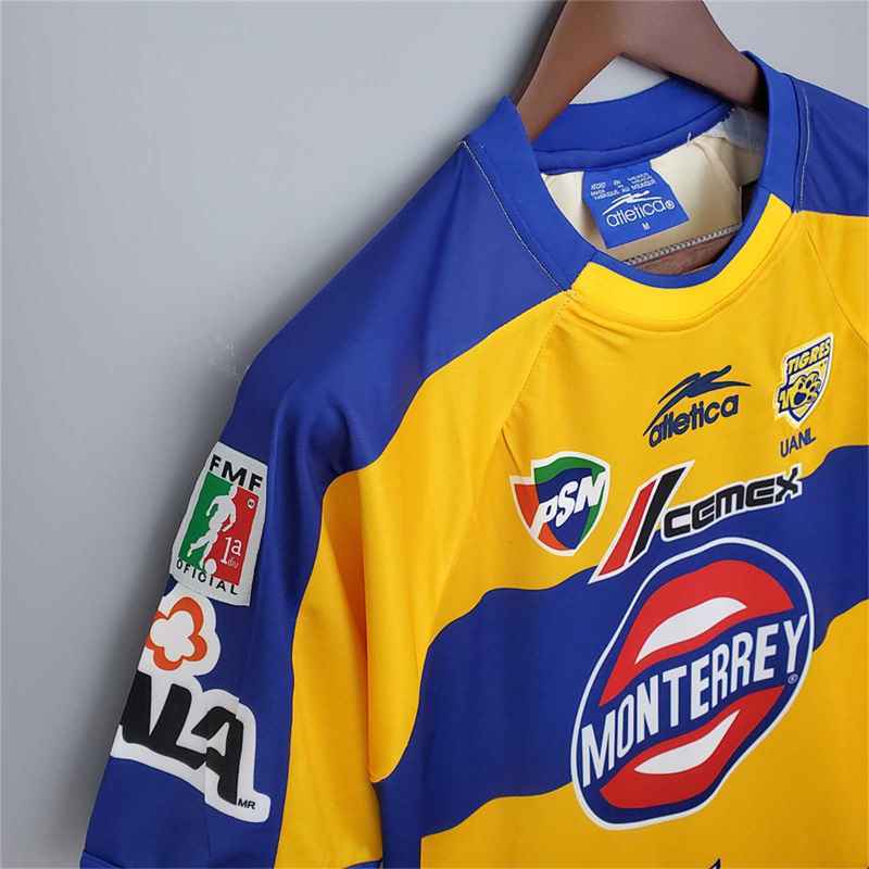 Tigres UANL Retro Jersey Home 2001/02