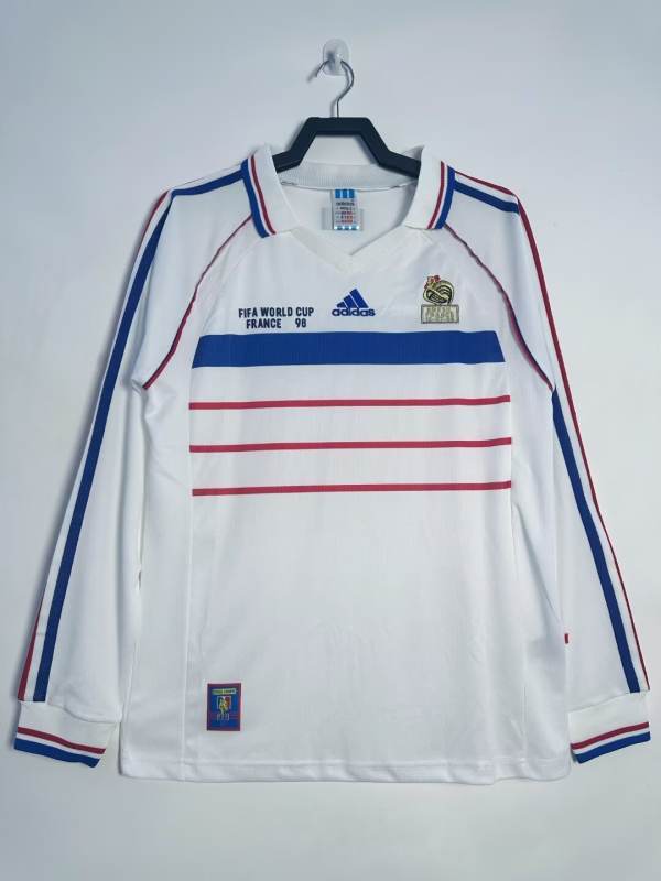 Retro France Away Long Sleeved 1998