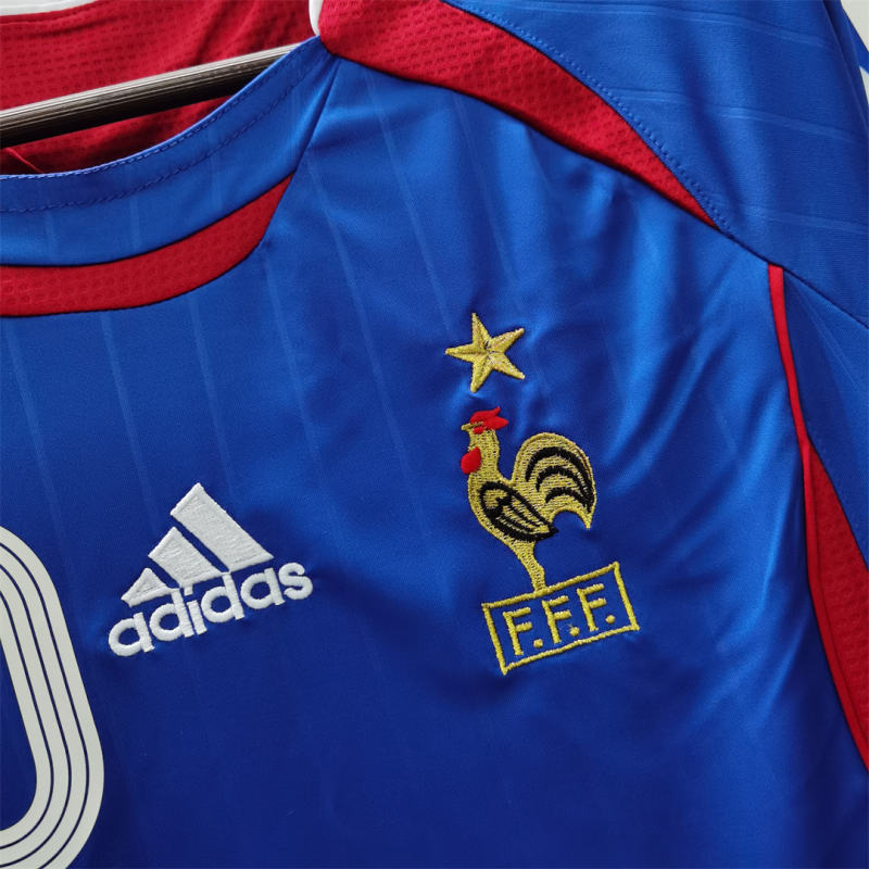 France Zidane #10 Retro Jersey Home World Cup 2006