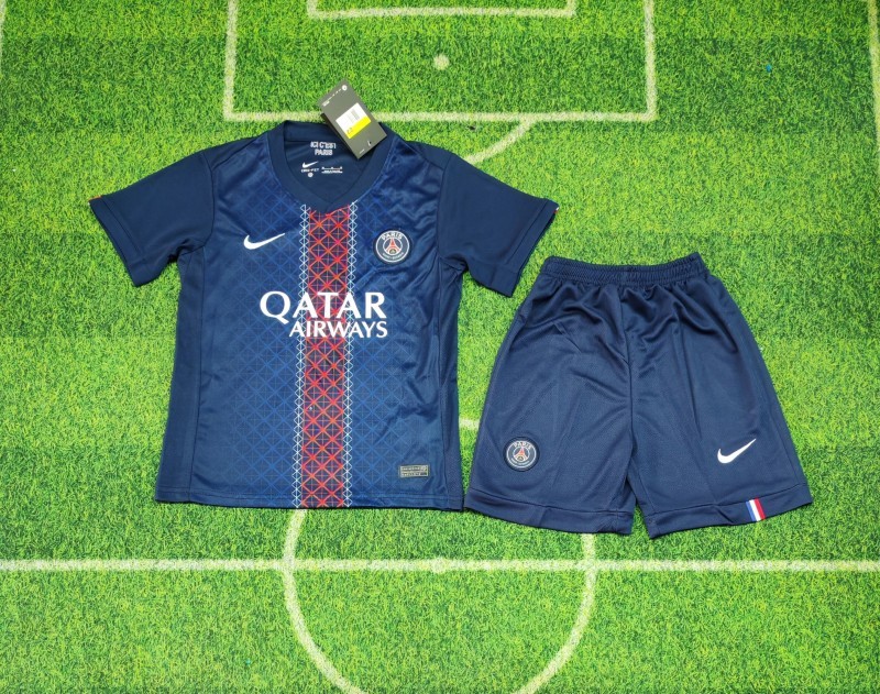 2025/2026 Paris Saint-Germain Home Kids Kit (Kids Kit)