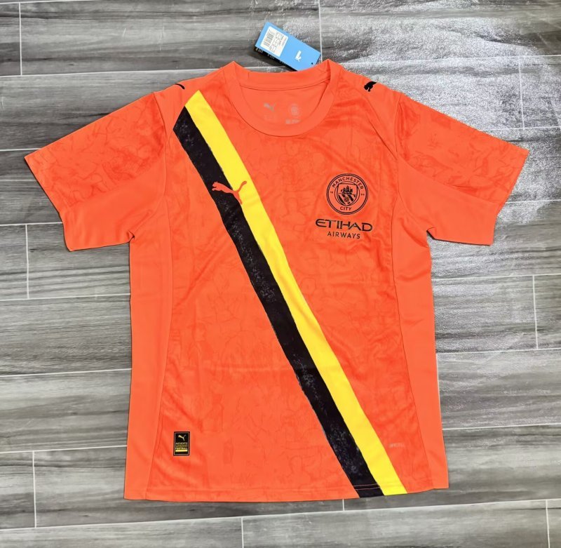 2025/26 Manchester City Club World Cup Orange Football Shirt (Fan Edition)
