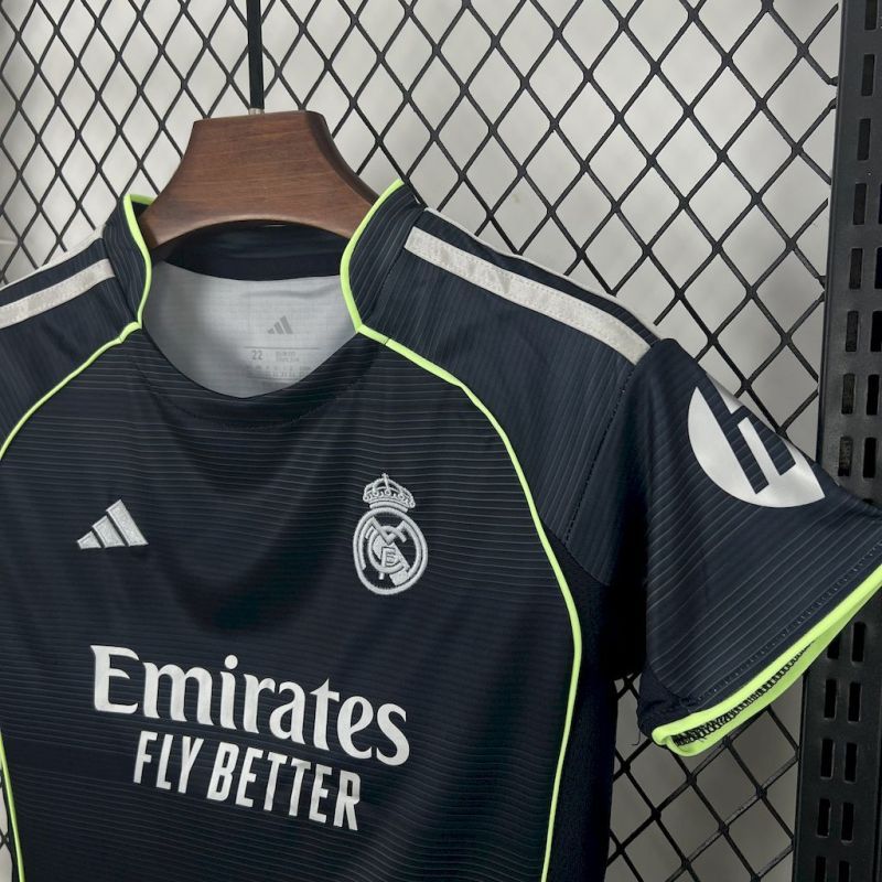 2025/26 Real Madrid Away Kit for Kids -Style: For Male