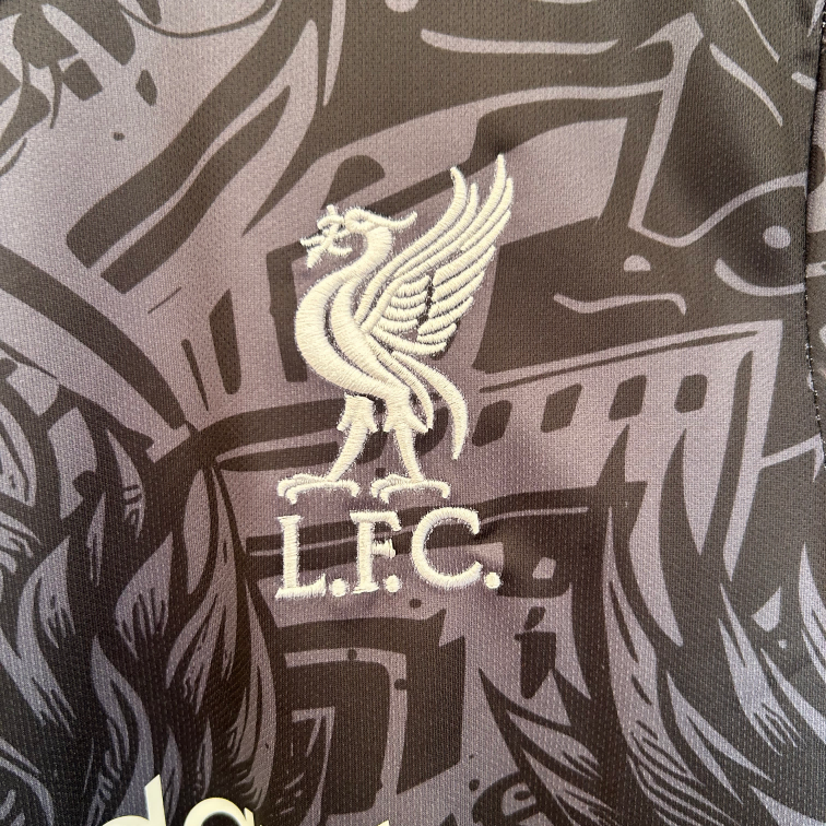 2025/2026 Liverpool Phoenix Black and Blue Fan Edition Football Shirt