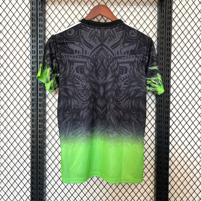 2025/2026 Liverpool FC Black and Green Fan Edition Football Shirt