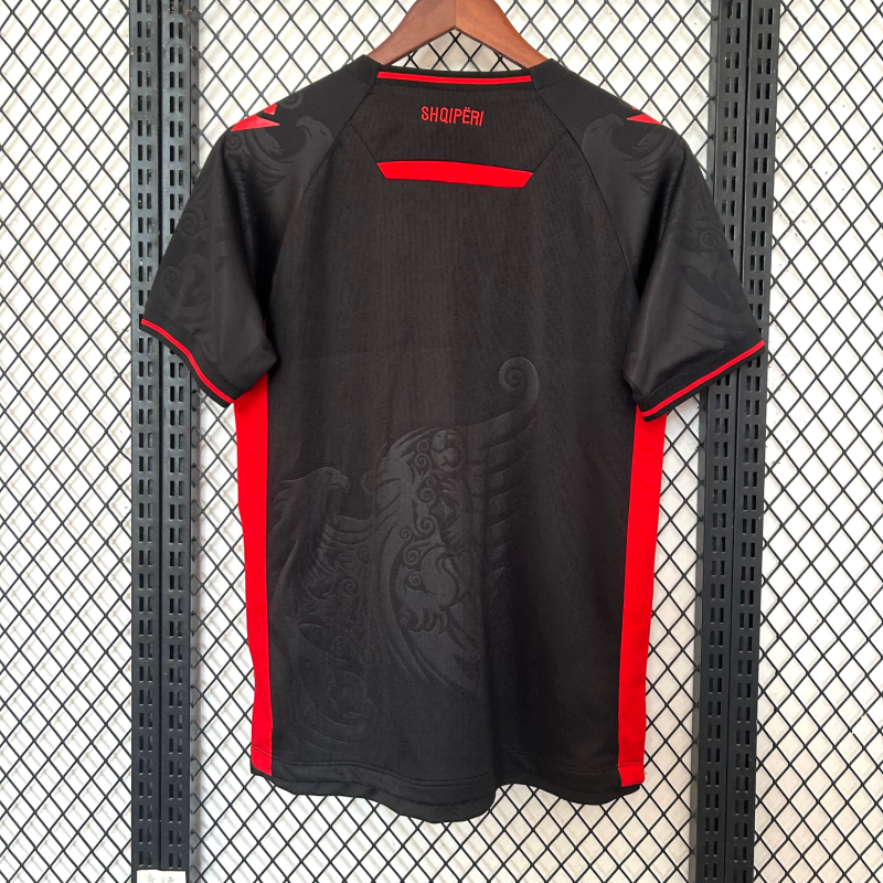2025-2026 Albania Second Away Black Fan EditionFootball Shirt