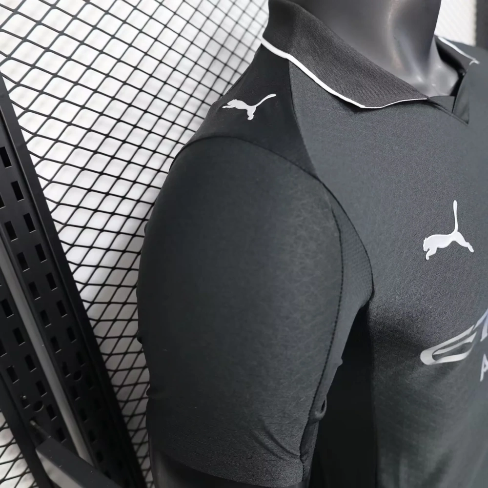 Manchester City Black Away Football Shirt 2025/2026 Player Version