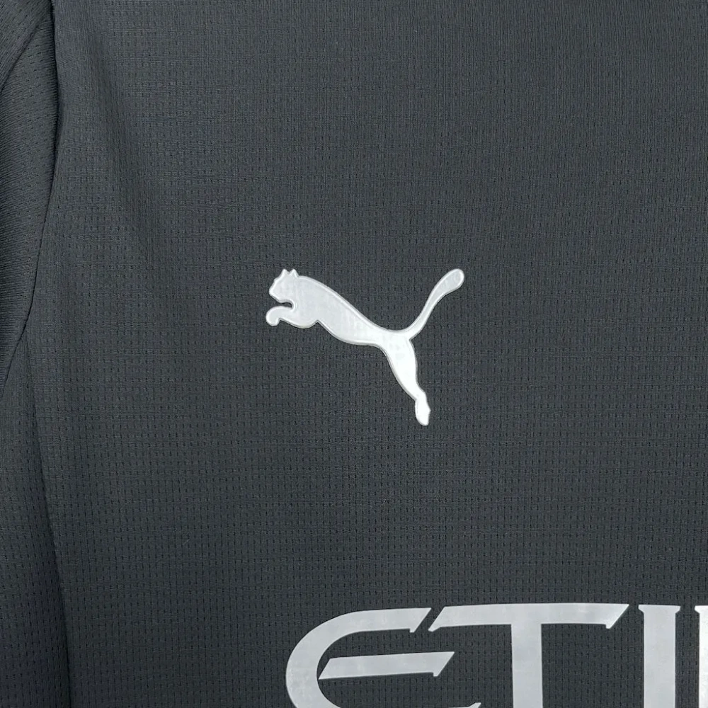 Manchester City Black Away Football Shirt 2025/2026 Player Version