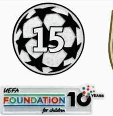 UEFA Champions League 10th Anniversary Badge