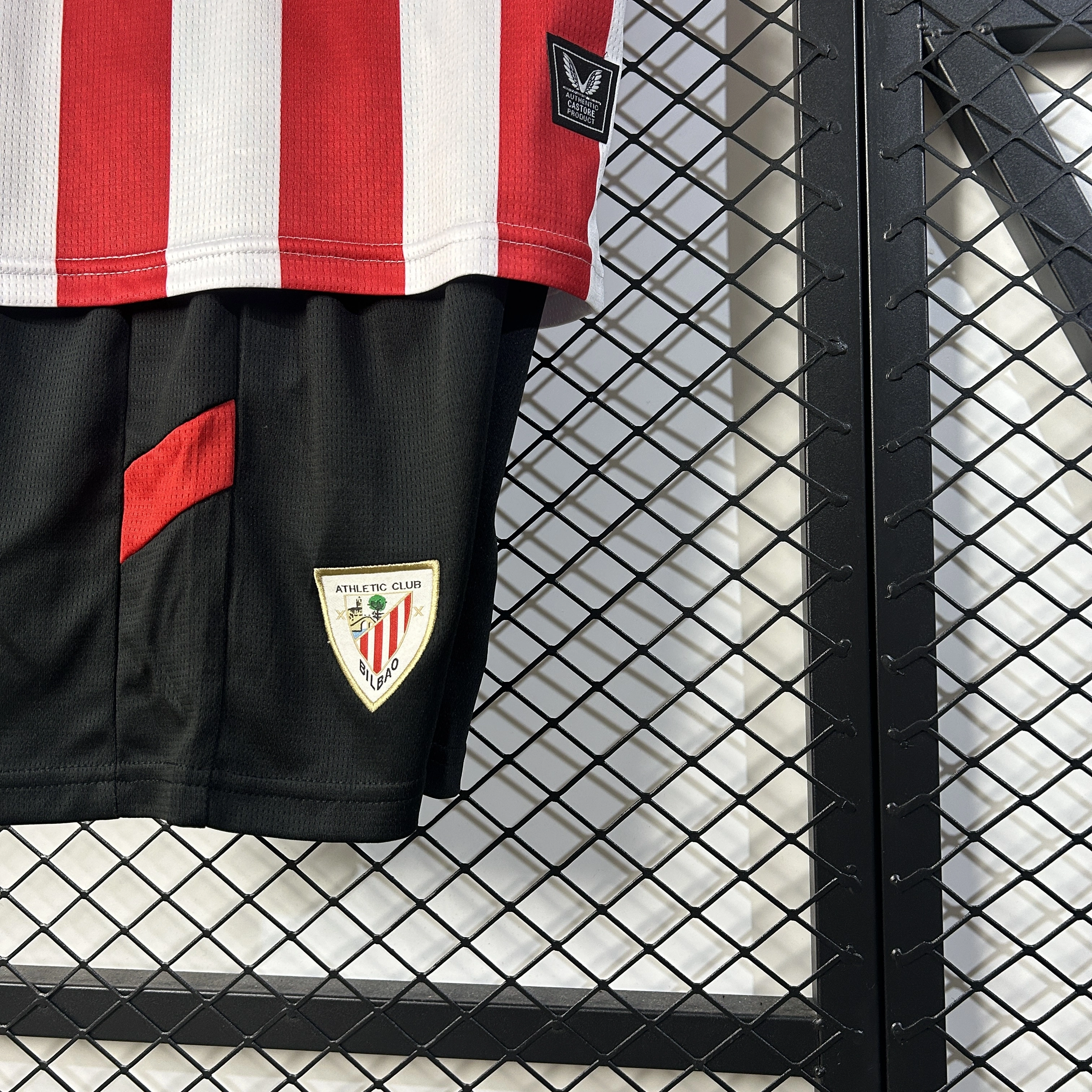 Athletic Bilbao Home Kids Kit Soccer Jersey 2025-26