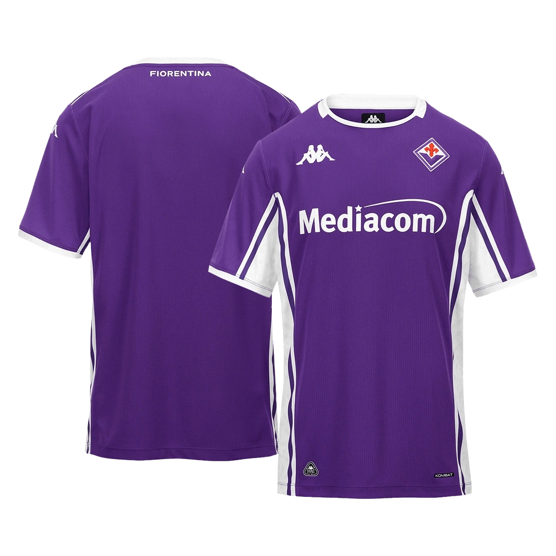 Fiorentina Soccer Jersey Home Custom Shirt 2025-26