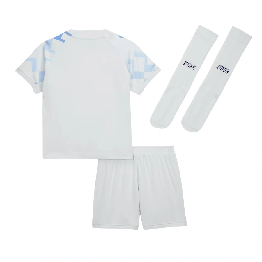 Kids Inter Milan Away Kit 2025-26 (Jersey+Shorts+Socks)