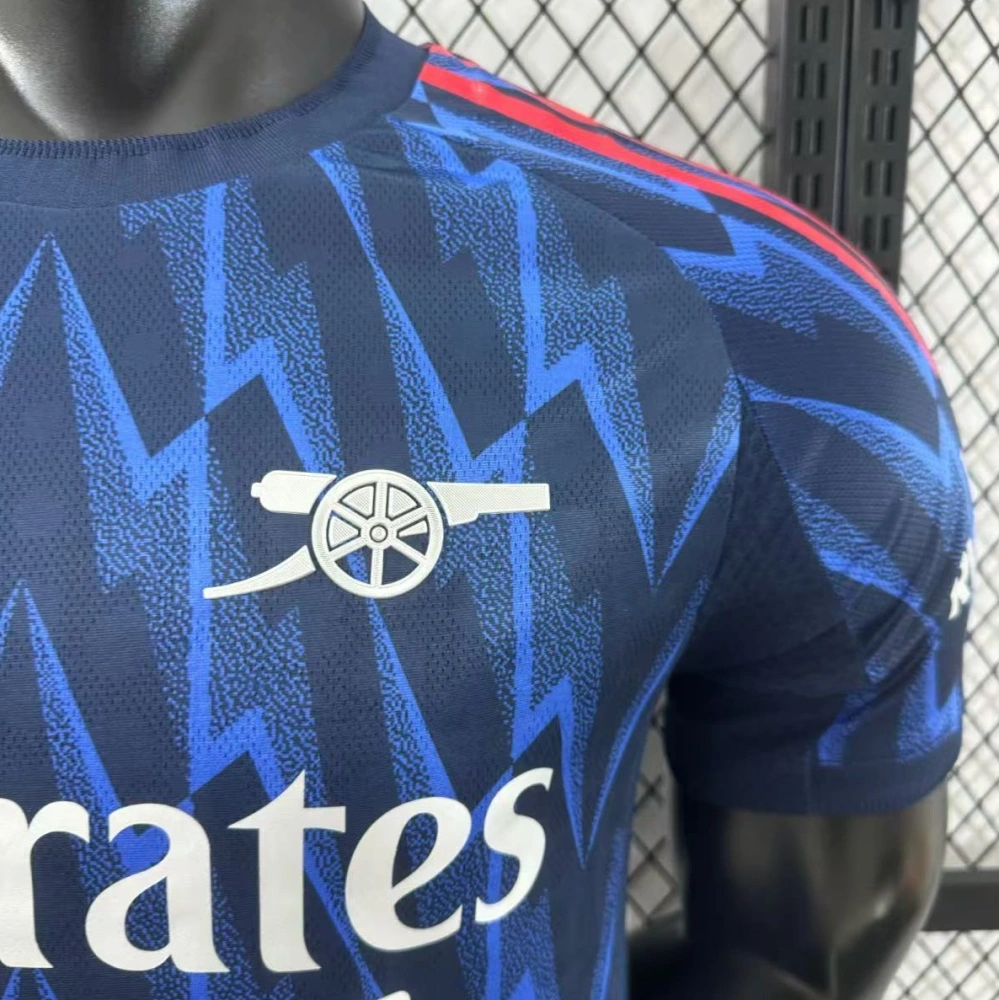 Arsenal Away Player Version Blue Men Jersey 2025/26 Season