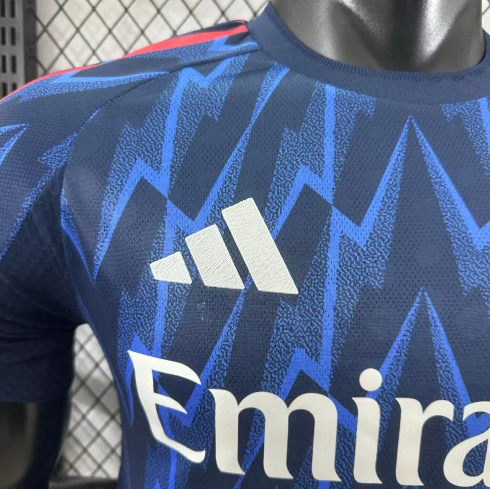 Arsenal Away Player Version Blue Men Jersey 2025/26 Season