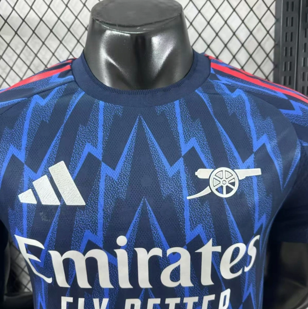 Arsenal Away Player Version Blue Men Jersey 2025/26 Season