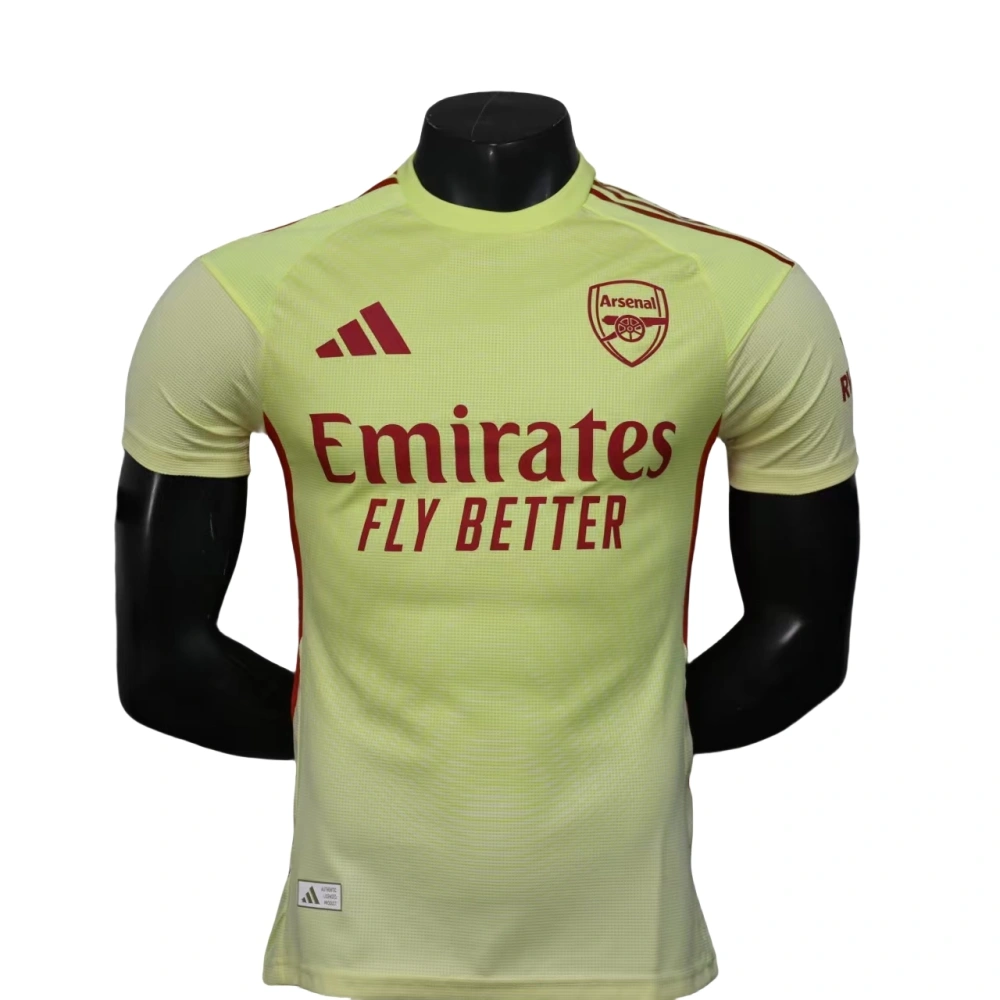 Arsenal Goalkeeper Shirt Soccer Jersey 2025-26 player version--Yellow