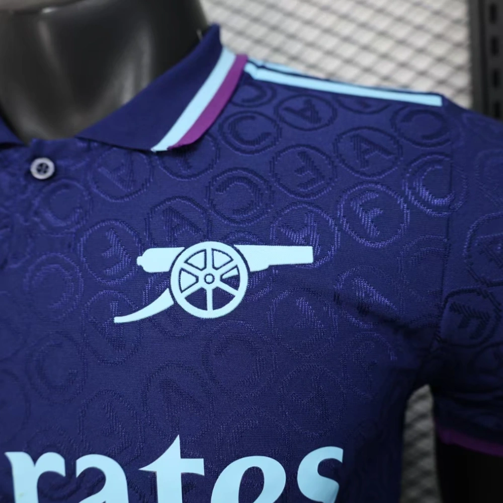 Arsenal Blue  POLO Shirt Football Jersey Player Version 25-26