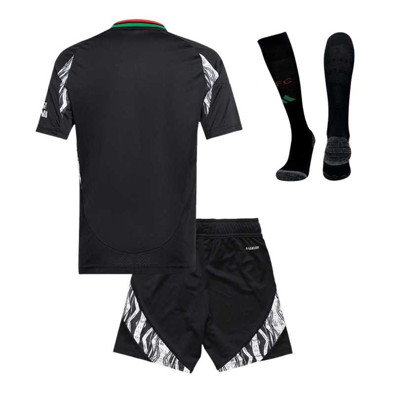 Kids Arsenal Custom Away Full Soccer Kits 2024-25--Black