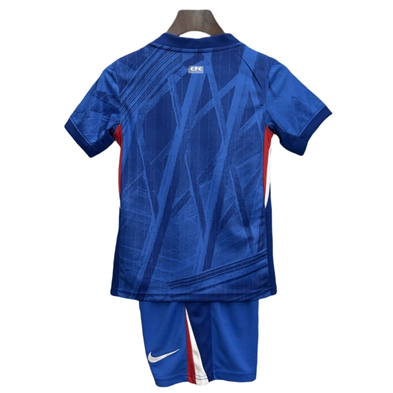Kids Chelsea Home Soccer Kits 25-26