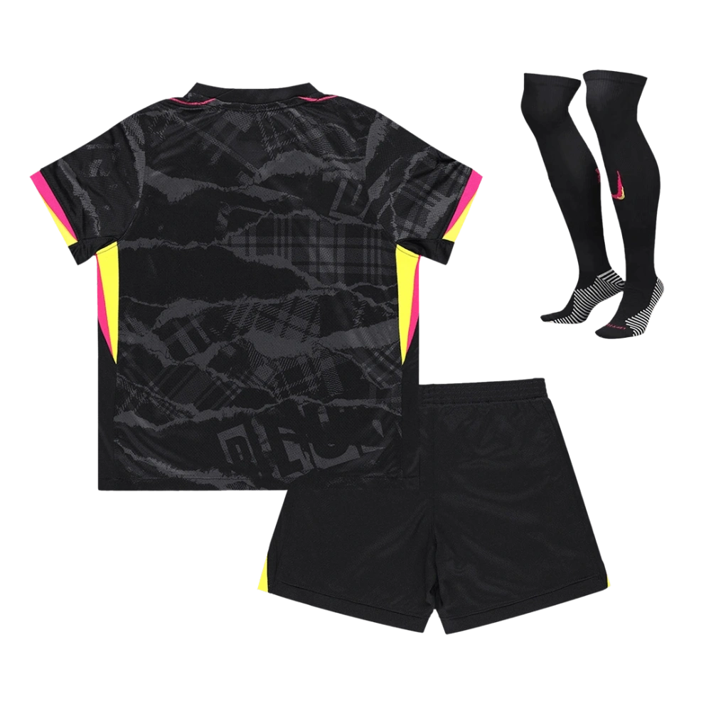 Kids Chelsea Custom Third Away Full Soccer Kits 2024-25