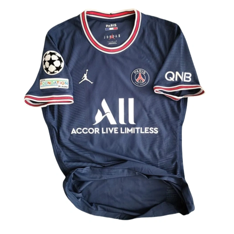 PSG Mbappe 21-22 Paris Saint Germain home fan edition football jersey