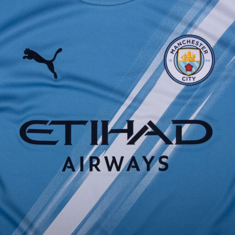 Manchester City Home Haaland 9 Shirt 2025-2026 fans version/ Player version Non-Customize