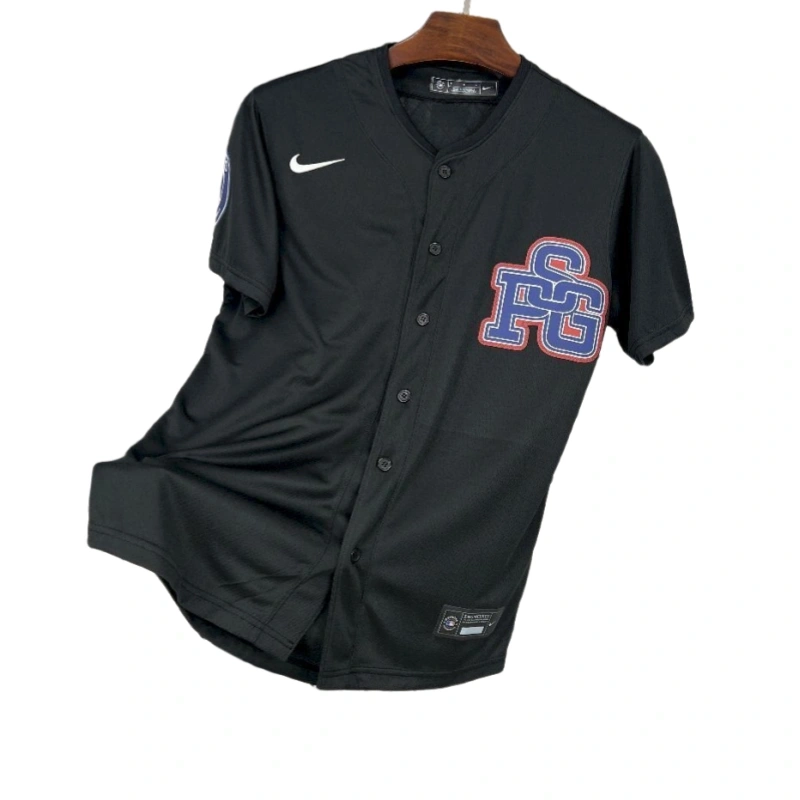 2025-26 PSG Black US Pack Baseball Uniform