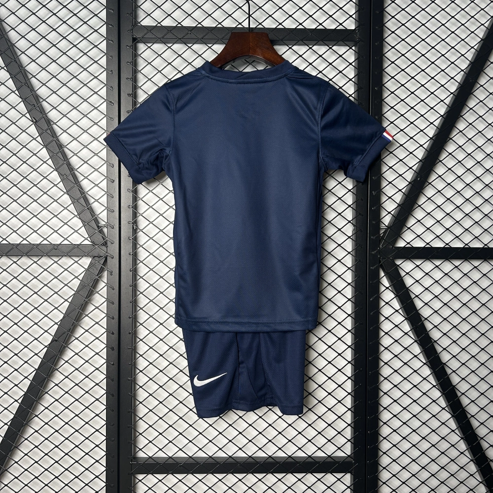 Kids PSG Custom Home Soccer Kits 2025-26