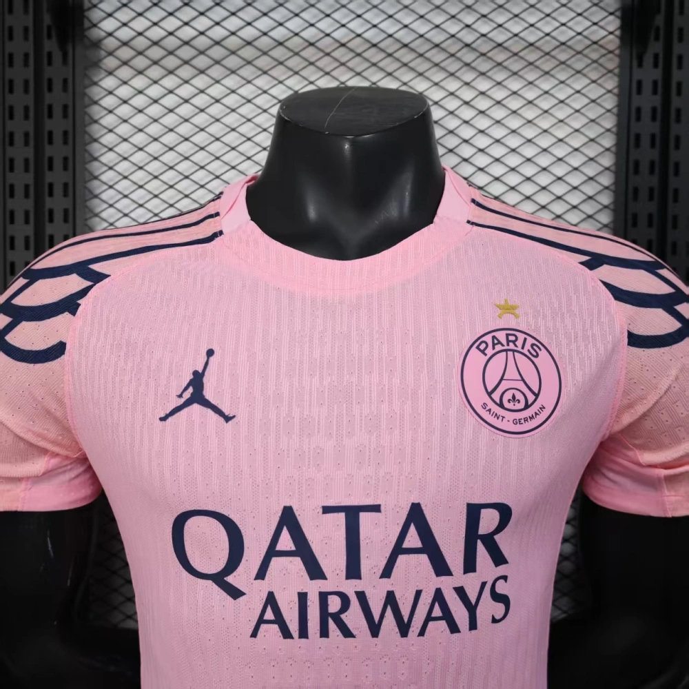 25-26 PSG Paris Special Edition Shirt Soccer Pink Jersey- player version