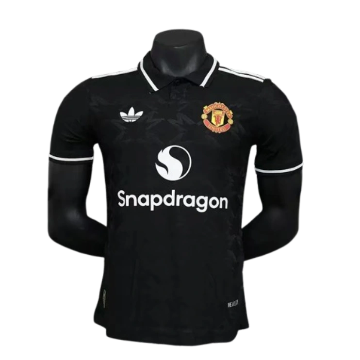 Manchester United 24-25 Player Version Black POLO Shirt