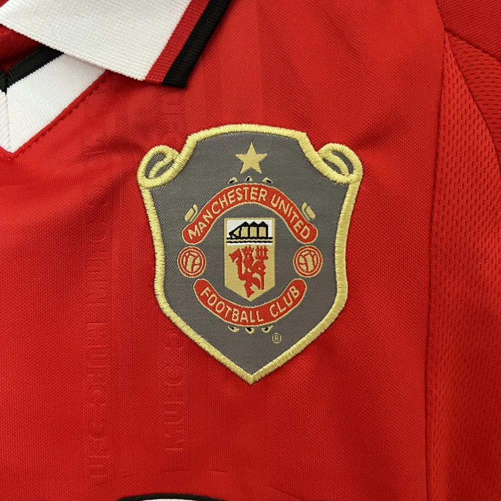 Manchester United 99-00 Home Retro Kid Kits Youth Apparels Jersey