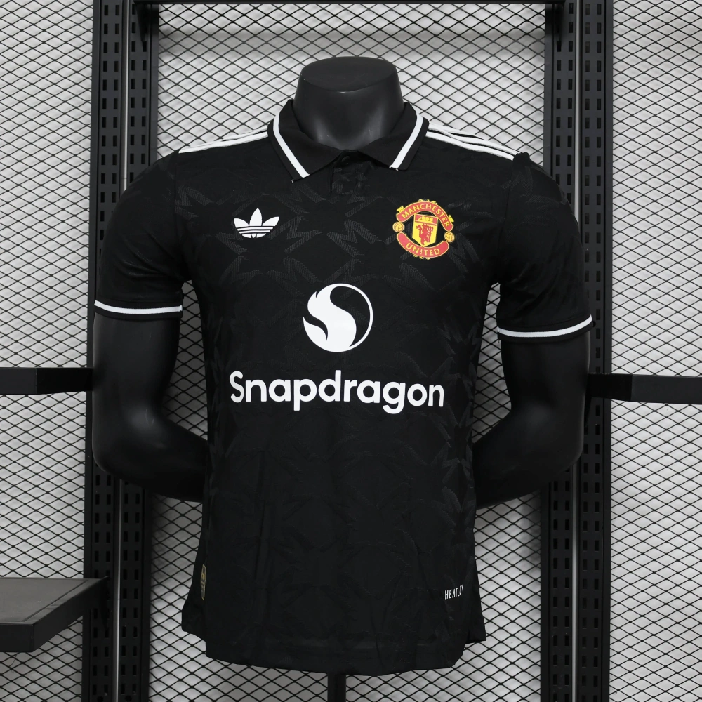 Manchester United 24-25 Player Version Black POLO Shirt