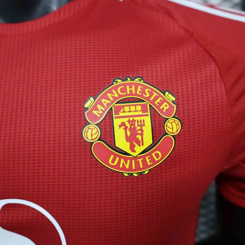 24-25 Manchester United Home Jersey Player Version （MARTINEZ #6）