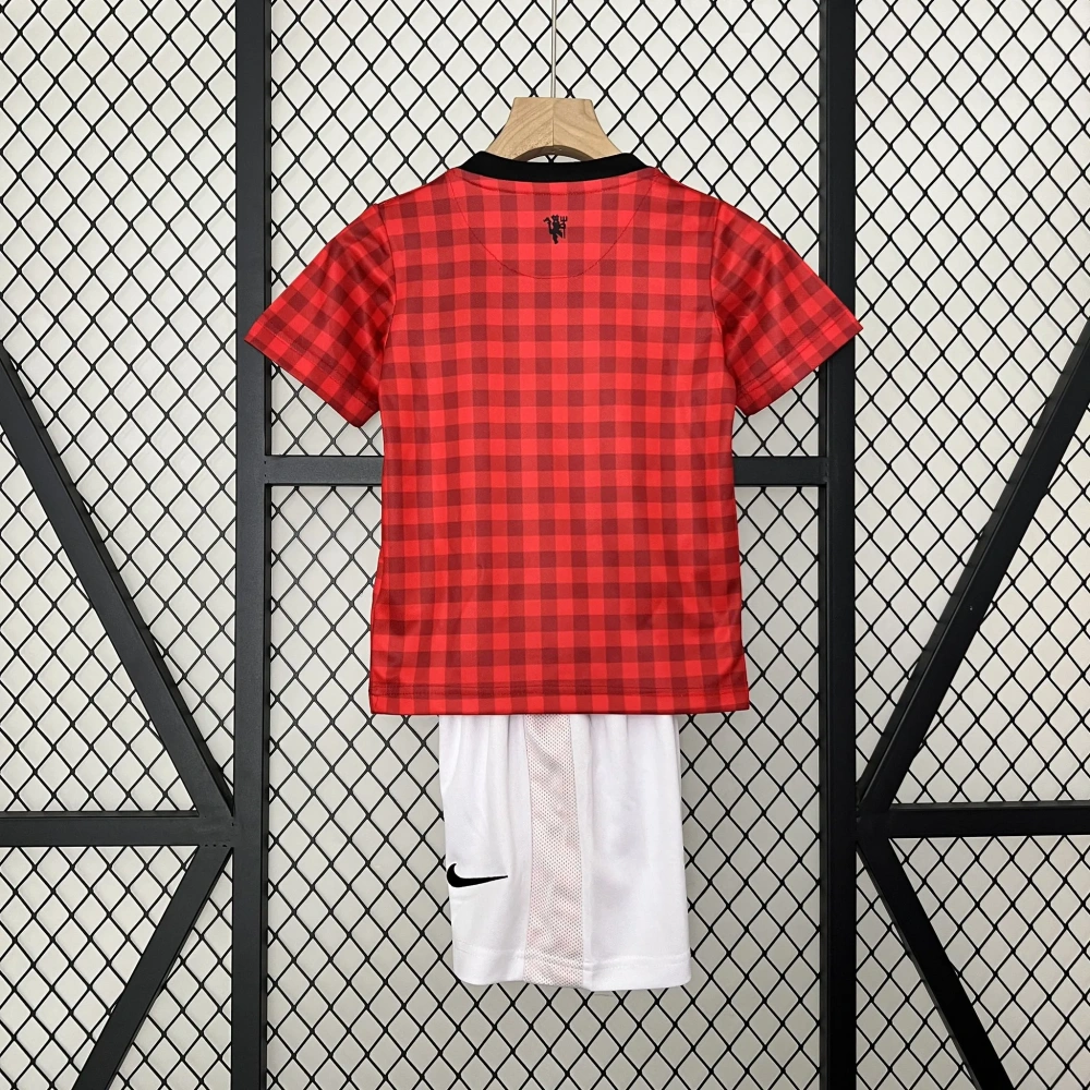 Manchester United 12-13 Home Retro Kid Kits Youth Apparels Jersey