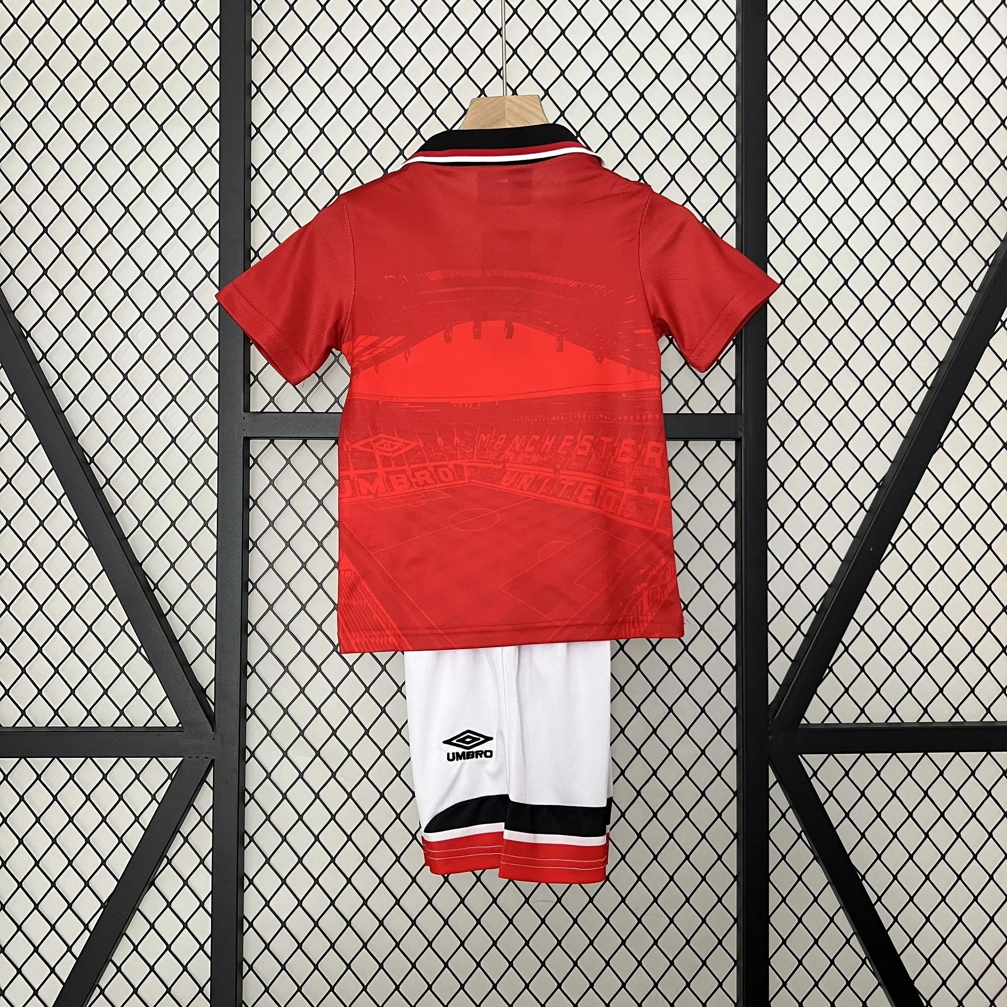 Manchester United 94-96 Home Retro Kid Kits Youth Apparels Jersey
